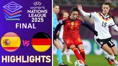 FINAL| Spain vs Germany Highlights & All Goals | UEFA Nations League Women 3-12-2025 - Videoclip.bg