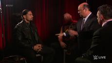 Лице в лице - Wwe Raw Първична Сила (26.01.2015) Роман Рейнс и Брок Леснар - Videoclip.bg